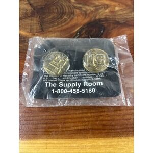 US Military‎ Enlisted US Collar Pins The Supply Room On Original Card Set of 2